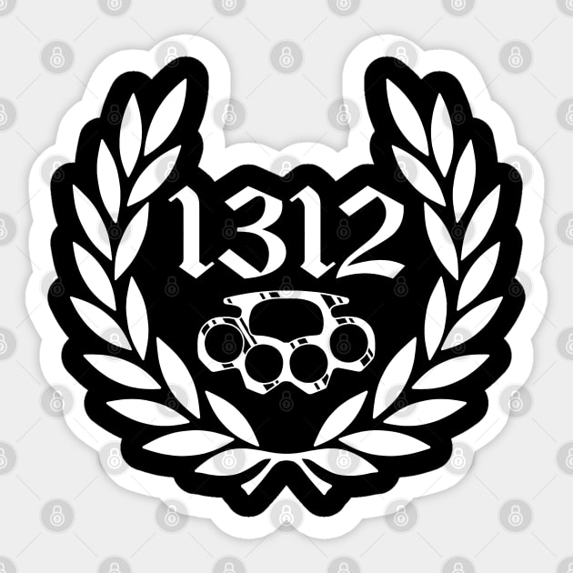 1312 | ACAB Sticker by Smurnov